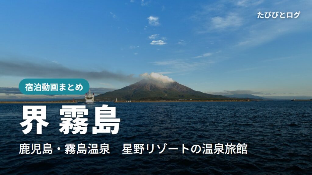 錦江湾越しに見る桜島